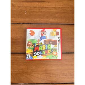 Super Bros Mario 3D Land 2011 Nintendo 3DS CIB Authentic Red Case Game & Manual